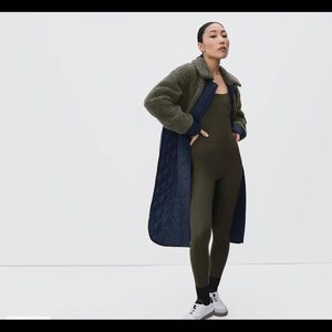 Everlane Quilted Teddy Coat